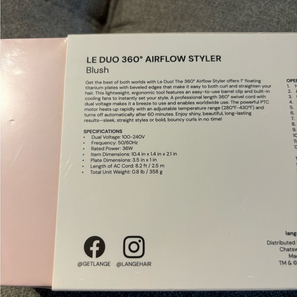 L’ange le duo heat styling tool - Picture 2 of 7